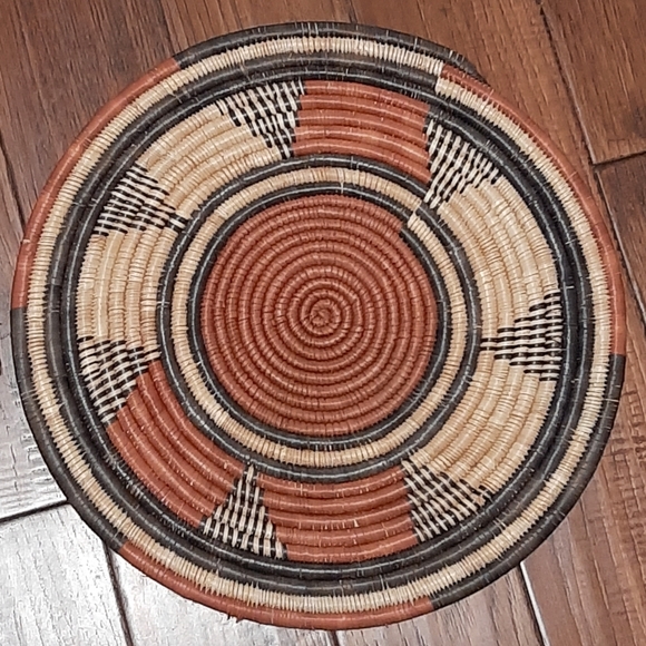 Lot of 5 Vintage Hand Woven Wall Hanging Boho Tribal Decorative African Ghana - Picture 5 of 7